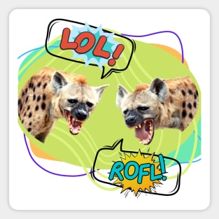 LOL Hyenas Magnet